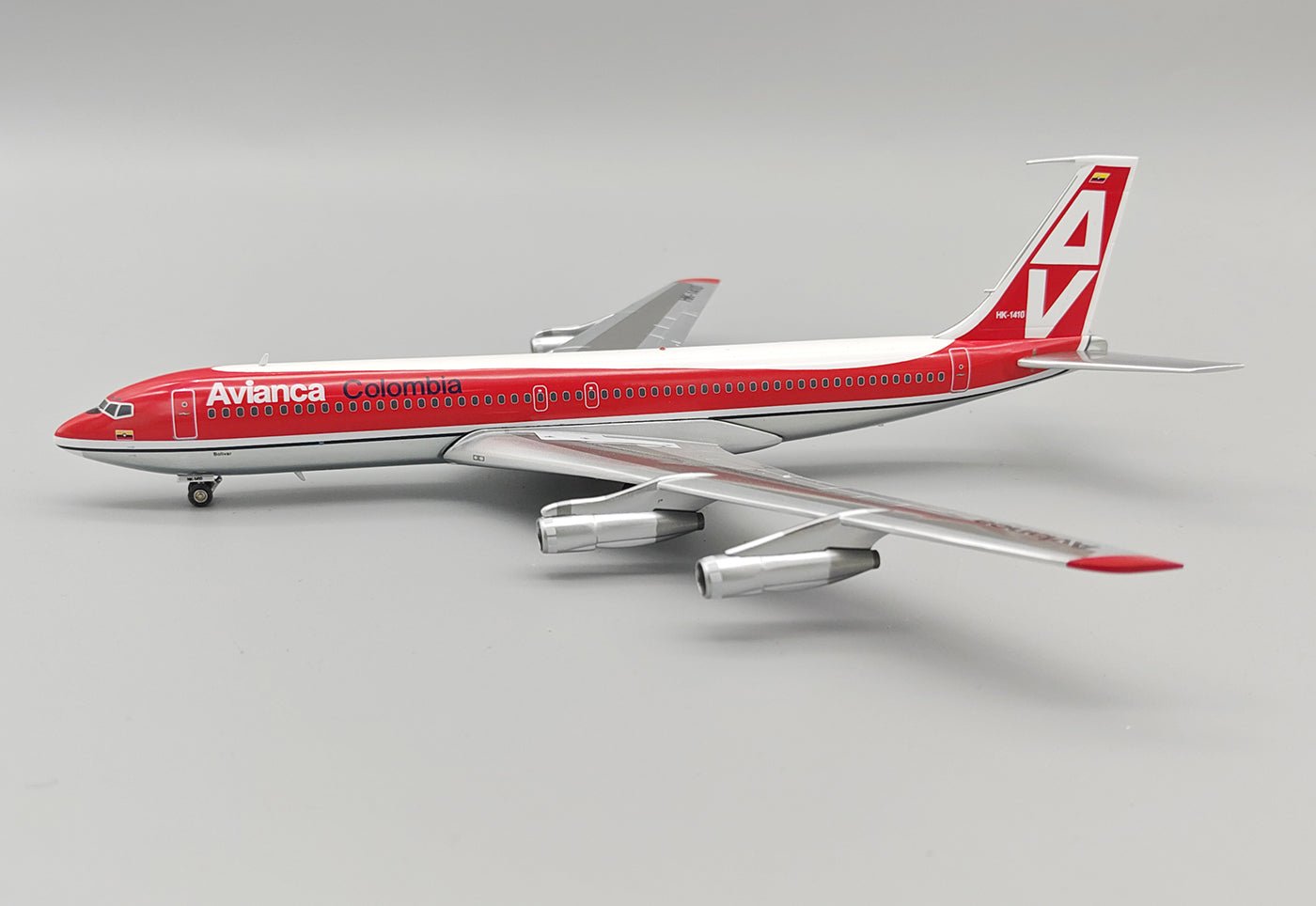 InFlight200 IF707AV0225P 1:200 Avianca Boeing 707 - 359B HK - 1410 polished