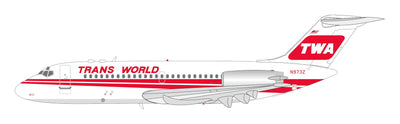InFlight200 1:200 scale Trans World Airlines - TWA McDonnell Douglas DC-9-15 N973Z diecast model airplane