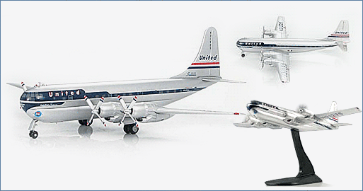 Hobby Master HL4007 1:200 United Airlines Boeing 377 Stratocruiser N31225
