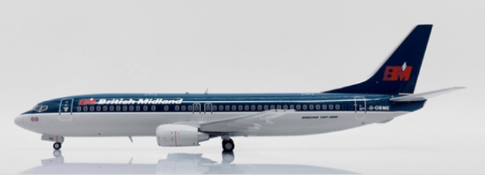 JC Wings JC2BMA0260 1:200 British Midland Boeing 737 - 400 G - OBME