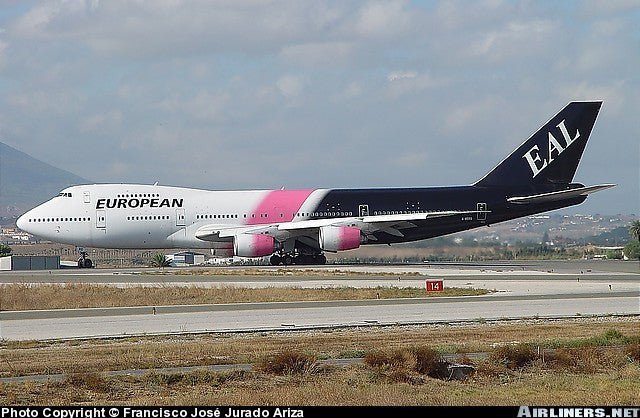 Jc Wings JC2EAF014 1:200 European Air Charter Boeing 747 - 200