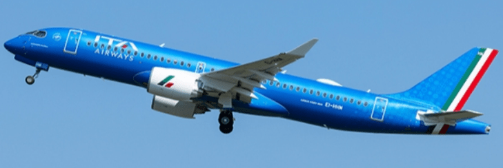 JC Wings JC4ITY0199 1:400 ITA Airways Airbus A220 - 300 EI - HHM