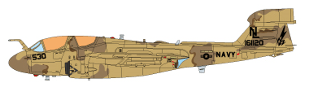 JC Wings JCW - 72 - EA6B - 005 EA - 6B Prowler, US Navy, VAQ - 133 Wizards, Afghanistan, 2007