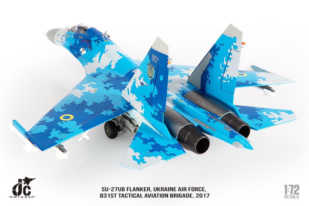 JC Wings JCW - 72 - SU27 - 012 Sukhoi SU - 27UB Flanker Ukraine Air Force, 831st Tactical Aviation Brigade, 2017
