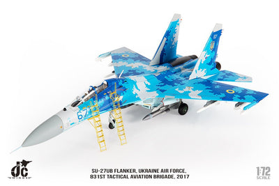JC Wings JCW - 72 - SU27 - 012 Sukhoi SU - 27UB Flanker Ukraine Air Force, 831st Tactical Aviation Brigade, 2017