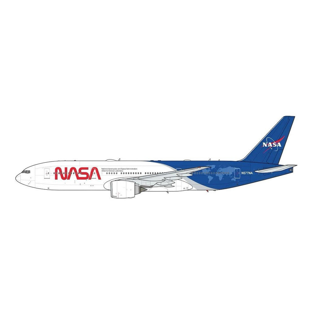 JC Wings 1:200 NASA Boeing 777-200 "Airborne Science Laboratory" Reg: N577NA diecast model aircraft — SKU LH2580