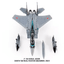 JC Wings Military JCW - 144 - F15 - 006 1:144 F - 15J Eagle JASDF, 306th Tactical Fighter Squadron, 2022