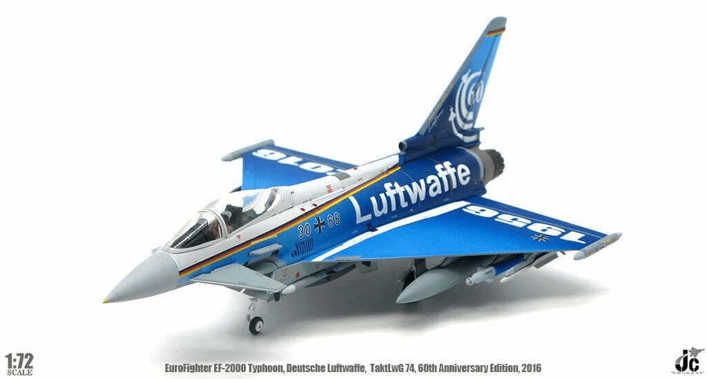 JC Wings Military JCW - 72 - 2000 - 007 1:72 EuroFighter EF - 2000 Typhoon
