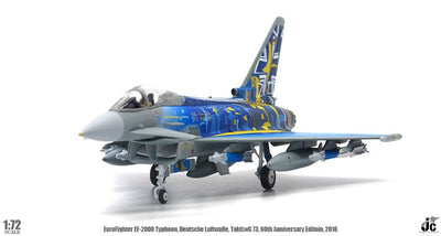 JC Wings Military JCW - 72 - 2000 - 008 1:72 EuroFighter EF - 2000 Typhoon Deutsche Luftwaffe, TaktLwG 73, 60th Anniversary Edition, 2019
