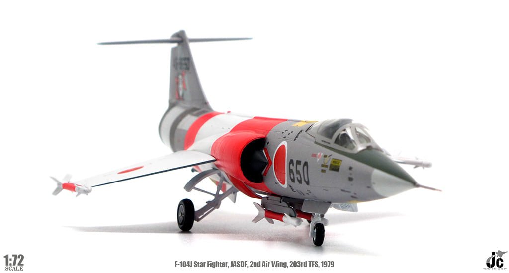 JC Wings Military JCW - 72 - F104 - 002 1:72 F - 104J Starfighter, JASDF,2nd Air Wing, 203rd TFS, 1979