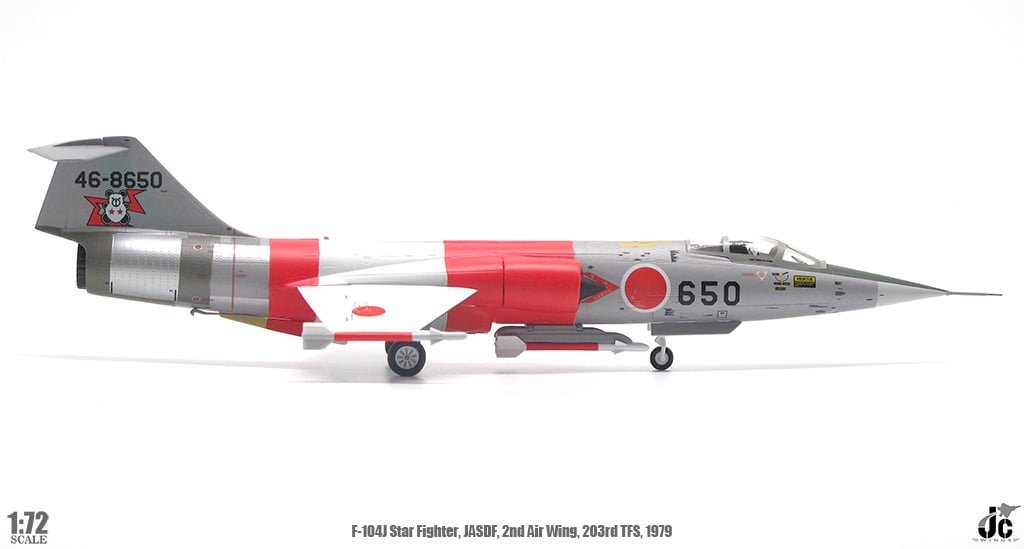 JC Wings Military JCW - 72 - F104 - 002 1:72 F - 104J Starfighter, JASDF,2nd Air Wing, 203rd TFS, 1979