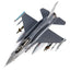 JC Wings Military JCW - 72 - F16 - 019 1:72 F - 16D Republic of Singapore Air Force, 145th Fighter Squadron, 2015
