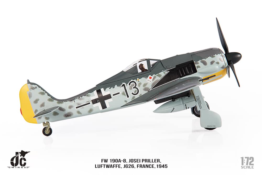 JC Wings Military JCW - 72 - FW190 - 003 1:72 FW 190A - 8 Luftwaffe, JG26, France, 1945