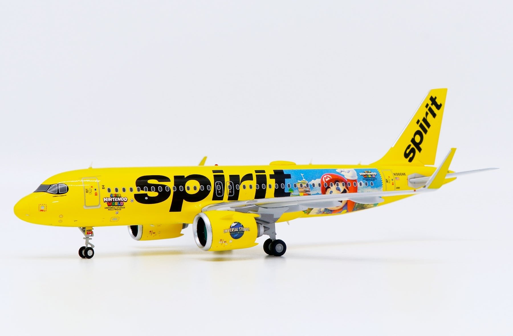 JC Wings SA2065 1:200 Spirit Airlines Airbus A320NEO "Super Nintendo World" N986NK
