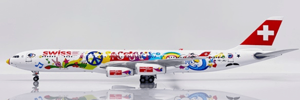JC Wings XX20300 1:200 Swiss Airbus A340 - 300 "San Francisco" HB - JMJ