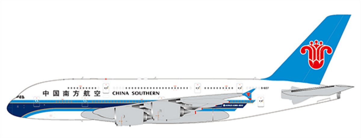 JC Wings XX40044 1:400 China Southern A380 - 800