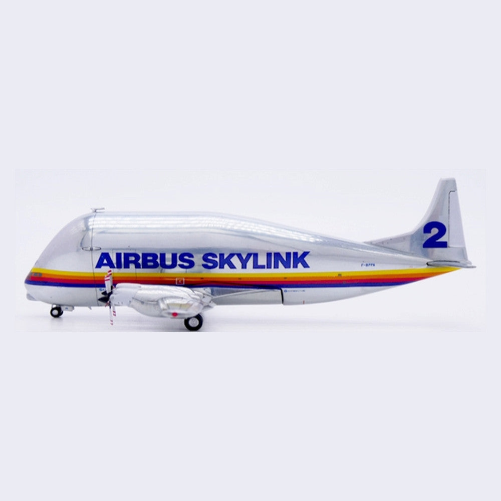 JC Wings 1:400 Airbus Skylink Aero Spacelines 337SGT Super Guppy Turbine "Polished" Reg: F-BPPA diecast model aircraft — SKU XX40696