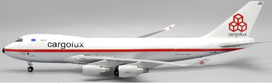 Pre-Order JC Wings JC2CLX0051 1:200 Cargolux Boeing 747-400F "Retro Livery"