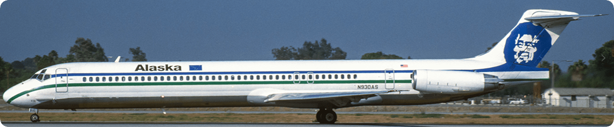 Jet-X Models JX024-2-006 1:200 Alaska MD83 Polished N930AS