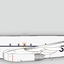 Jet-X Models JX024-2-024 1:200 United States Air Force T-43A (737-200) 73-1153