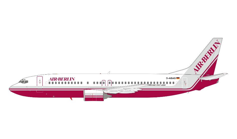 JFox 1:200 scale Air Berlin Boeing 737-4Y0 D-ABAB diecast model airplane