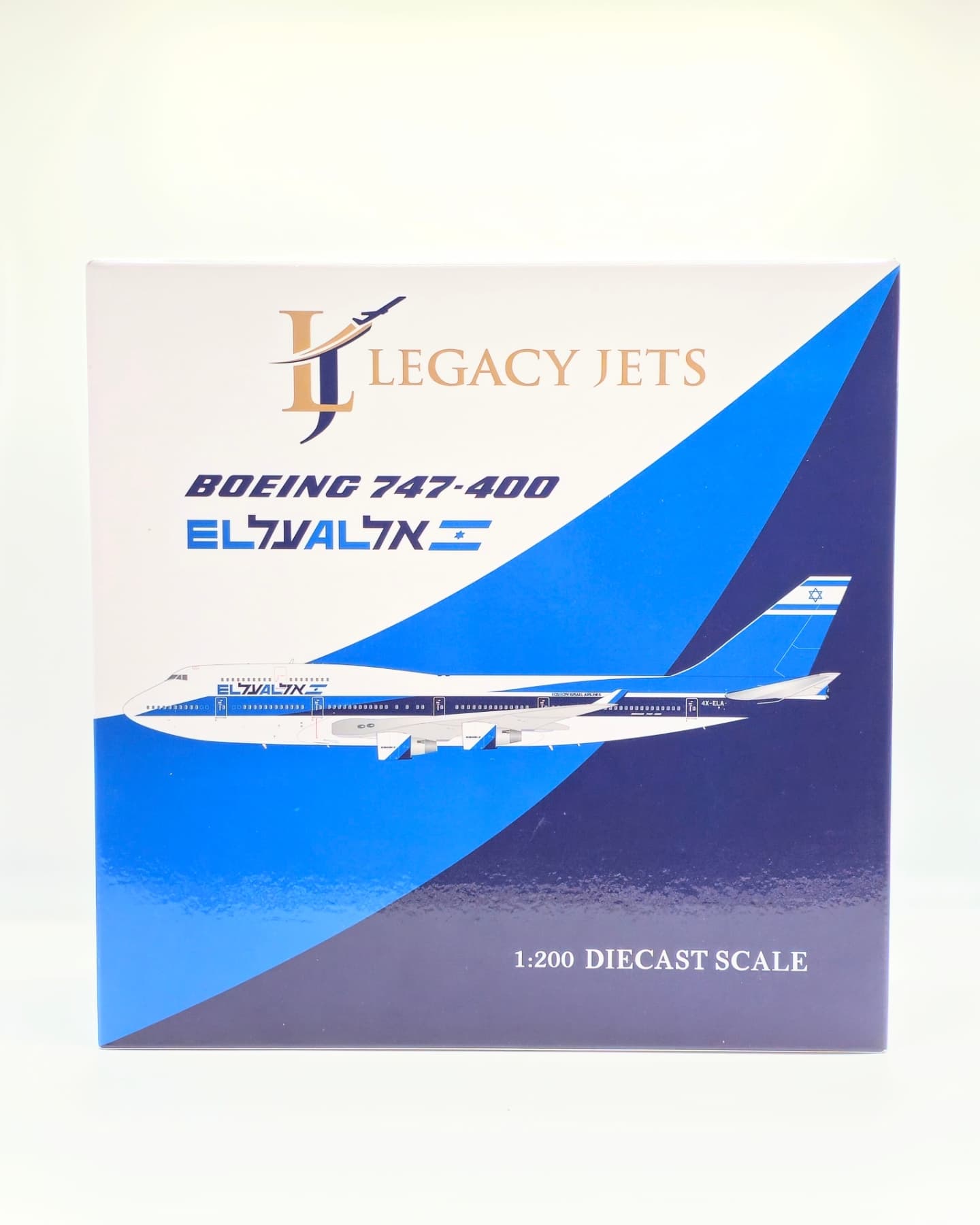 Legacy Jets LJ11516-1 1:200 El Al 747-400 4X-ELA – MTS Aviation Models