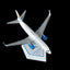 Legacy Jets 1:400 scale Bahamasair Boeing 737-700 C6-BFY diecast model airplane