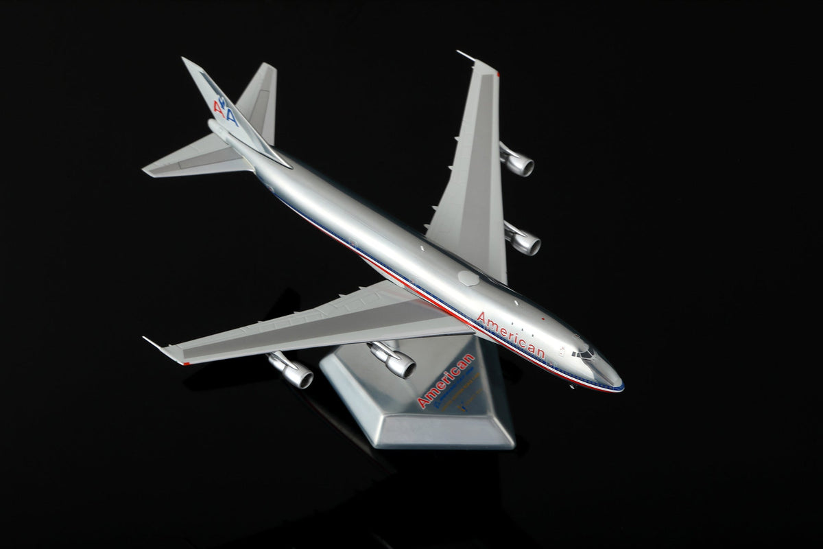Legacy Jets 1:400 scale American/Pan Am Hybrid Boeing 747-100 N740PA diecast model airplane