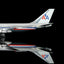 Legacy Jets 1:400 scale American/Pan Am Hybrid Boeing 747-100 N740PA diecast model airplane