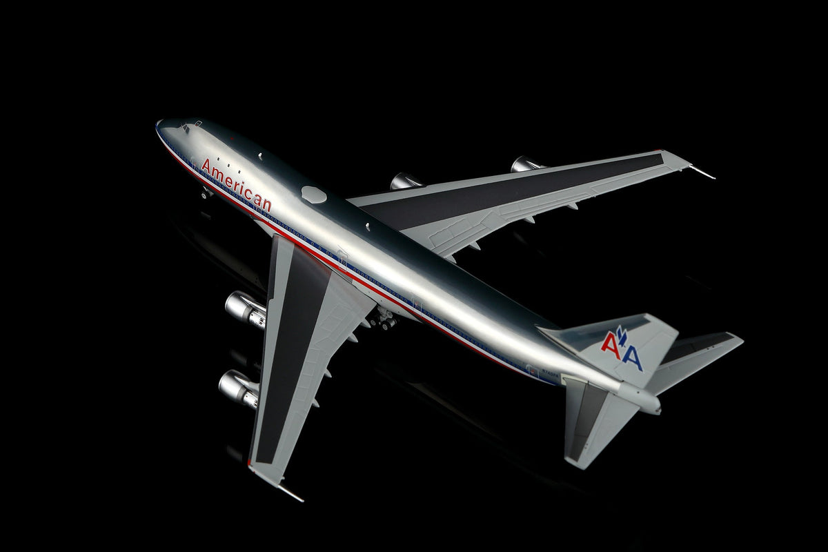 Legacy Jets 1:400 scale American/Pan Am Hybrid Boeing 747-100 N740PA diecast model airplane