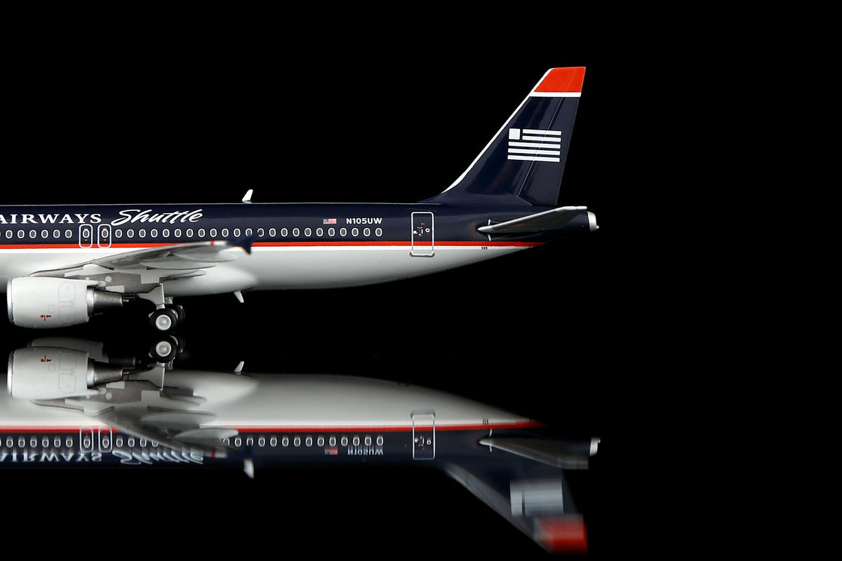 Legacy Jets 1:400 scale US Airways "Shuttle" Airbus A320 N105UW diecast model airplane