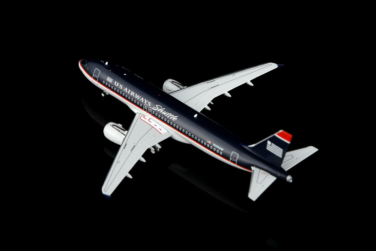 Legacy Jets 1:400 scale US Airways "Shuttle" Airbus A320 N105UW diecast model airplane