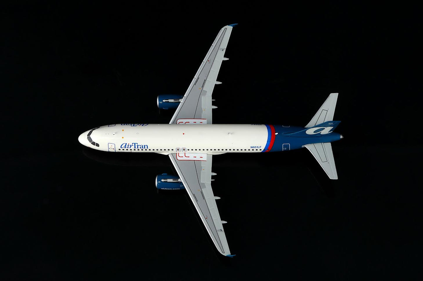Legacy Jets LJ11516 - 6 1:400 Scale AirTran Airbus A320 - 233 N951LF