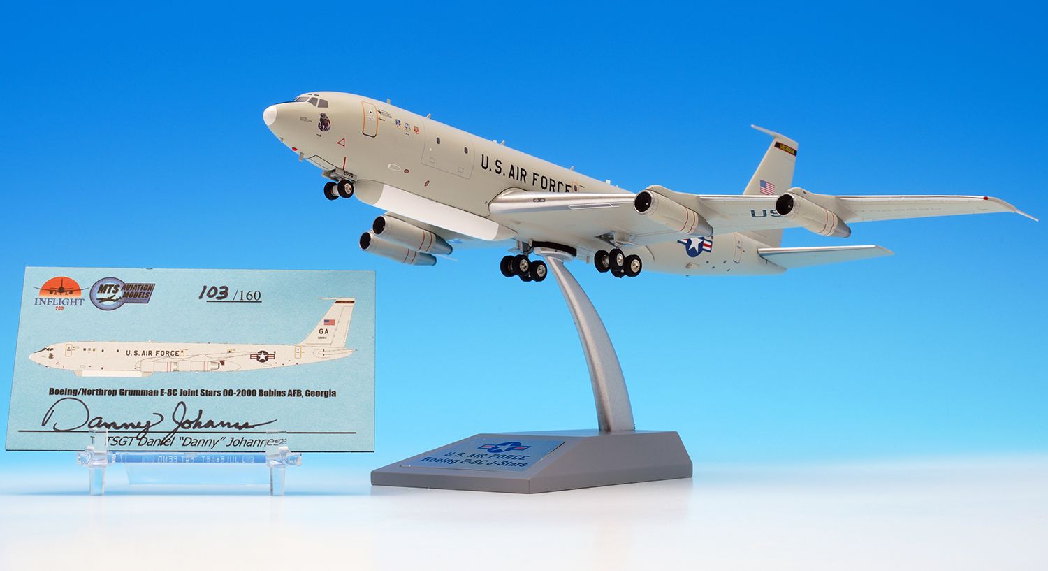 MTS Exclusive MTSE8USAFSIG 1:200 E - 8C Joint Stars 00 - 2000 Robins AFB Signature Edition