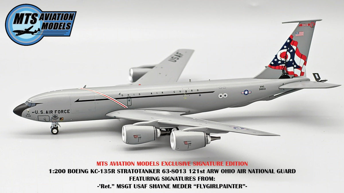 MTS Exclusive MTSUSAF8013 1:200 KC - 135R Stratotanker 63 - 8013 121st ARW Ohio ANG Signature Edition