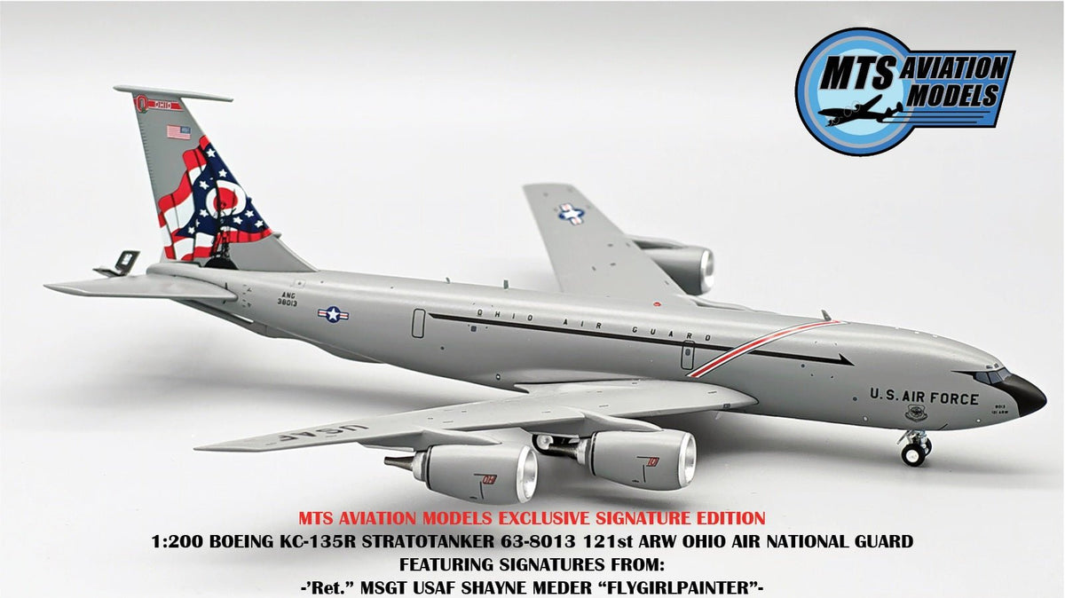 MTS Exclusive MTSUSAF8013 1:200 KC - 135R Stratotanker 63 - 8013 121st ARW Ohio ANG Signature Edition