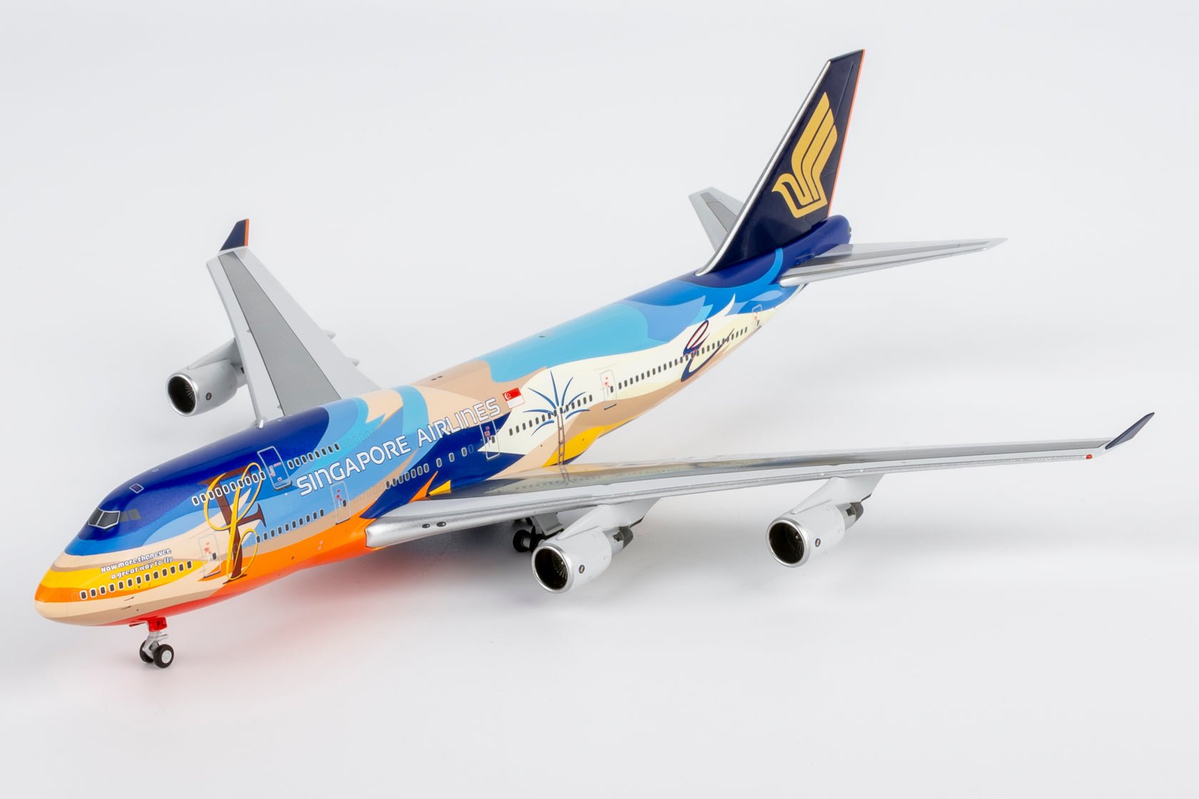 NGmodels 1:400 B747-400 シンガポール航空 9V-SPL NG Models 04011 1:400 Singapore Airlines 747-400 9V-SPL (Tropical