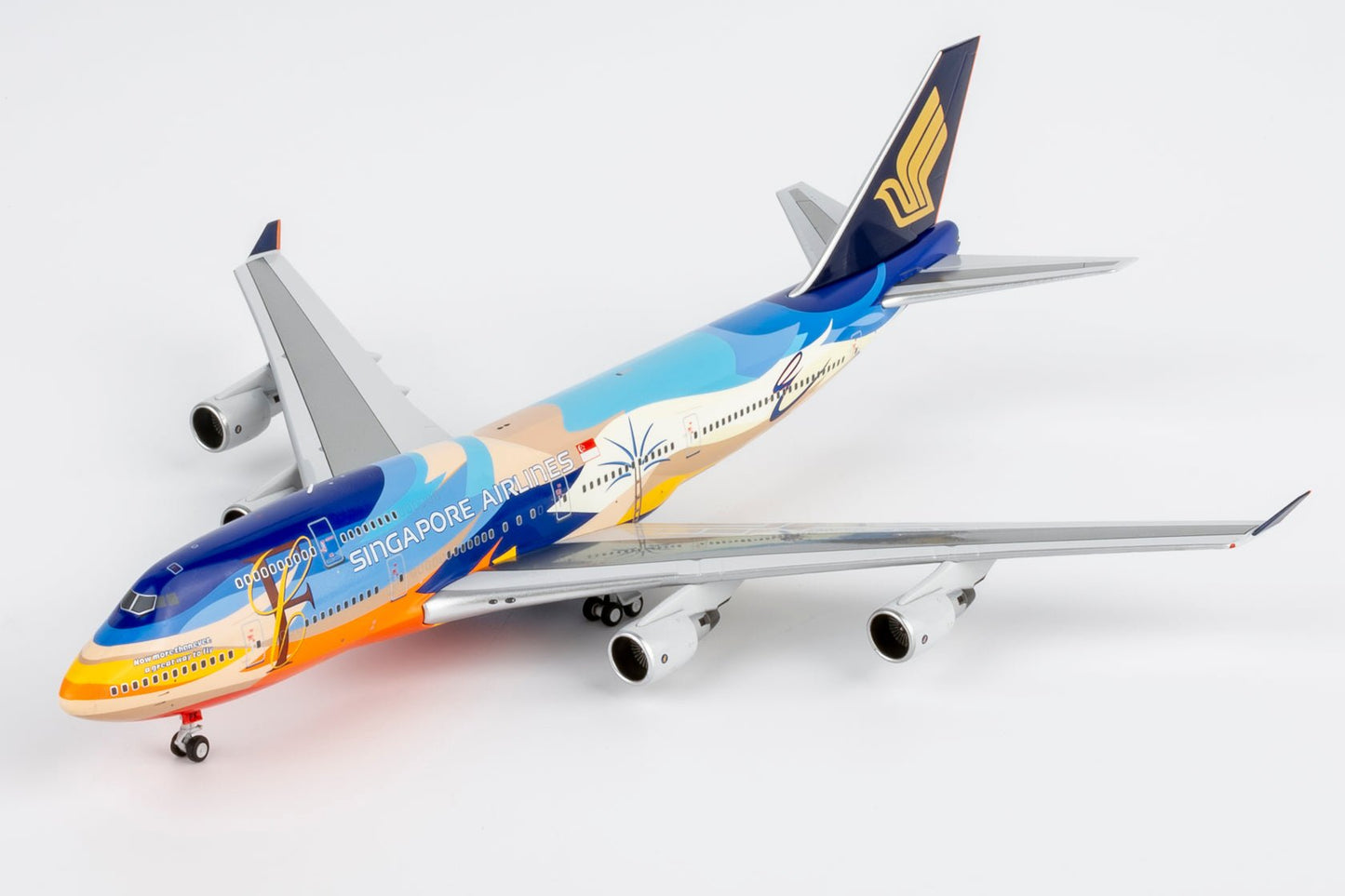 NG Models 04012 1:400 Singapore Airlines 747 - 400 9V - SPK (Tropical livery)