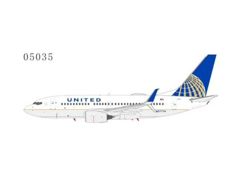 NG Models 05035 1:200 United Airlines 737 - 700/w N27734 (CO - UA merged livery)