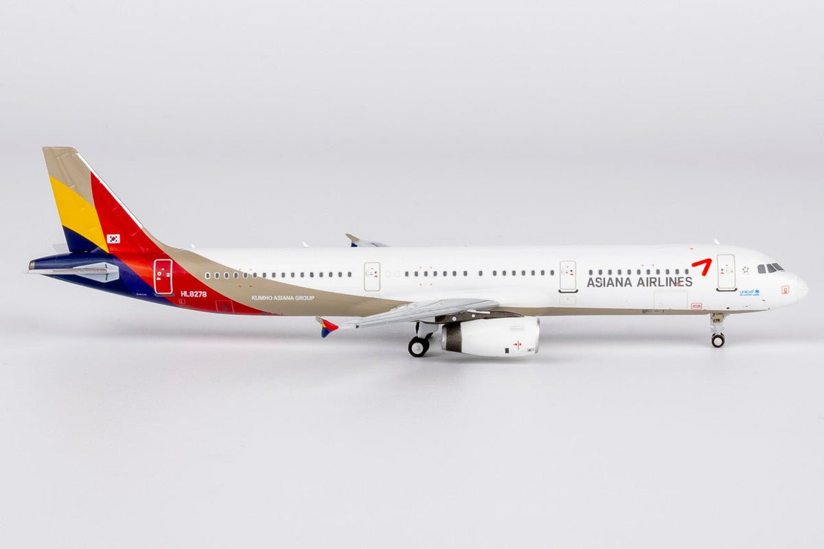 NG Models 13124 1:400 Asiana Airlines A321 - 200 HL8278