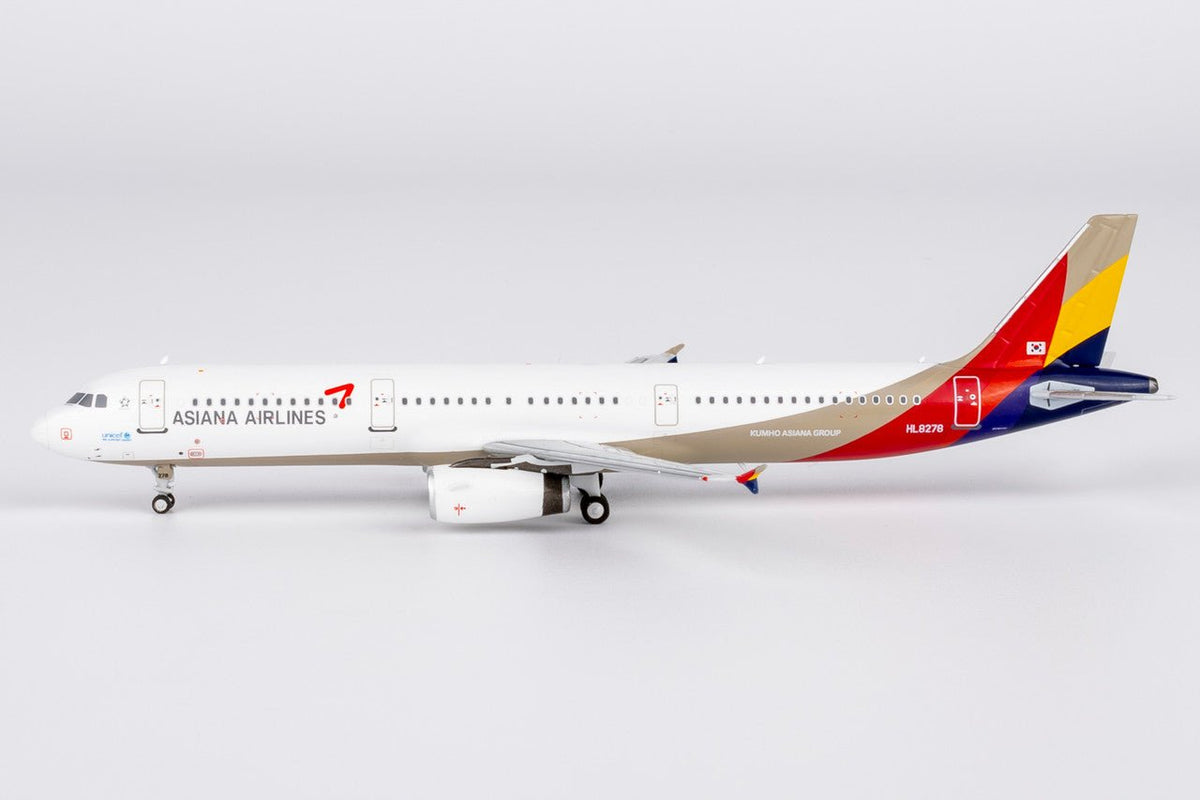 NG Models 13124 1:400 Asiana Airlines A321 - 200 HL8278