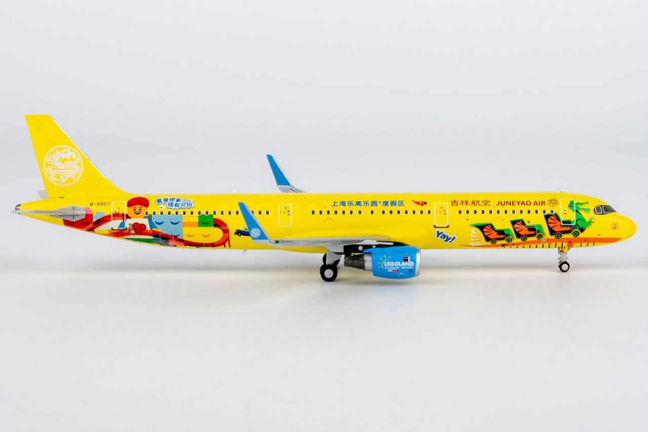 NG Models 13132 1:400 Juneyao Airlines A321-200/w B-9957 (Legoland