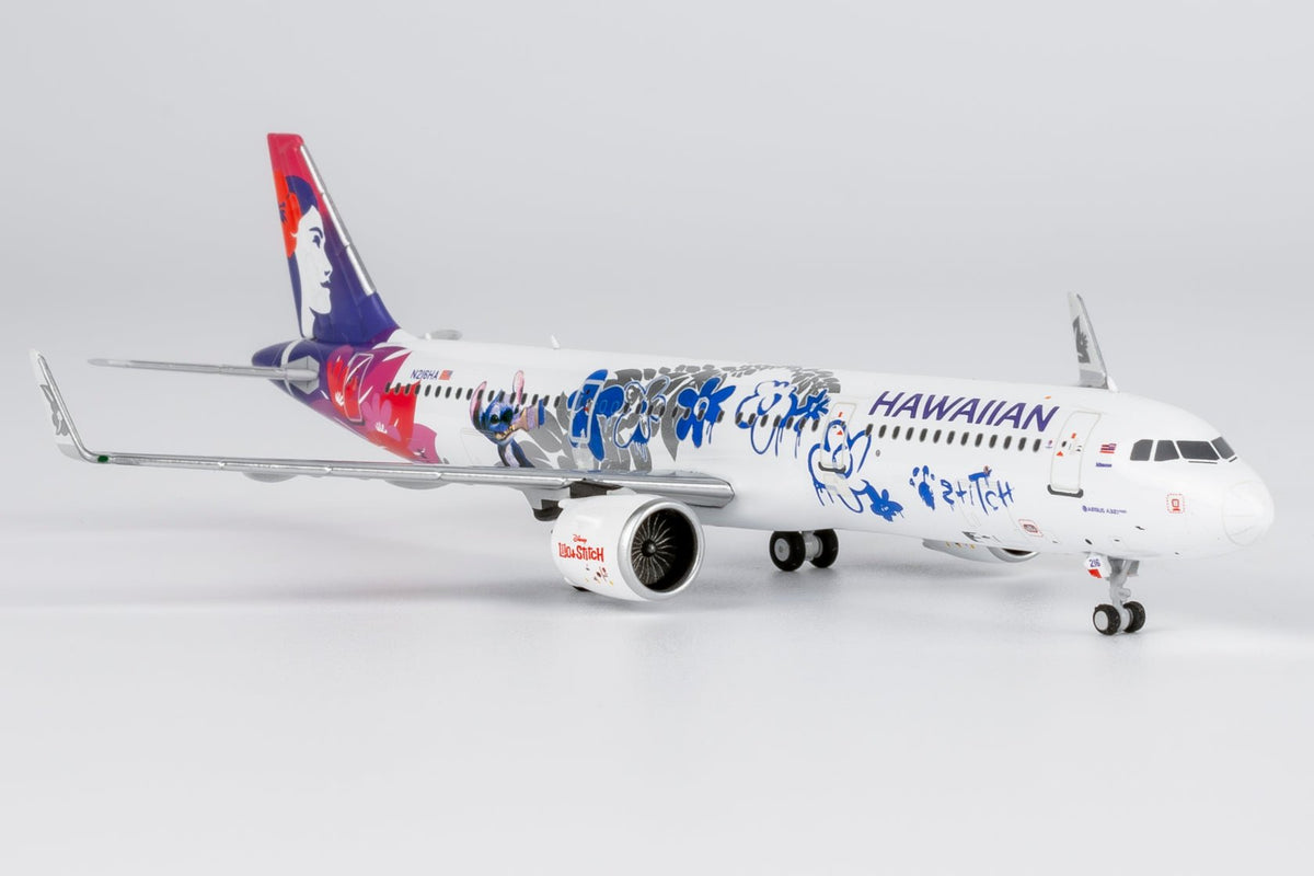 NG Models 13134 1:400 Hawaiian Airlines A321neo N216HA (Disney’s Lilo & Stitch)