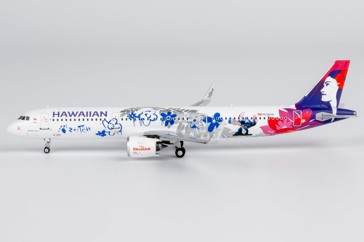 NG Models 13134 1:400 Hawaiian Airlines A321neo N216HA (Disney’s Lilo & Stitch)
