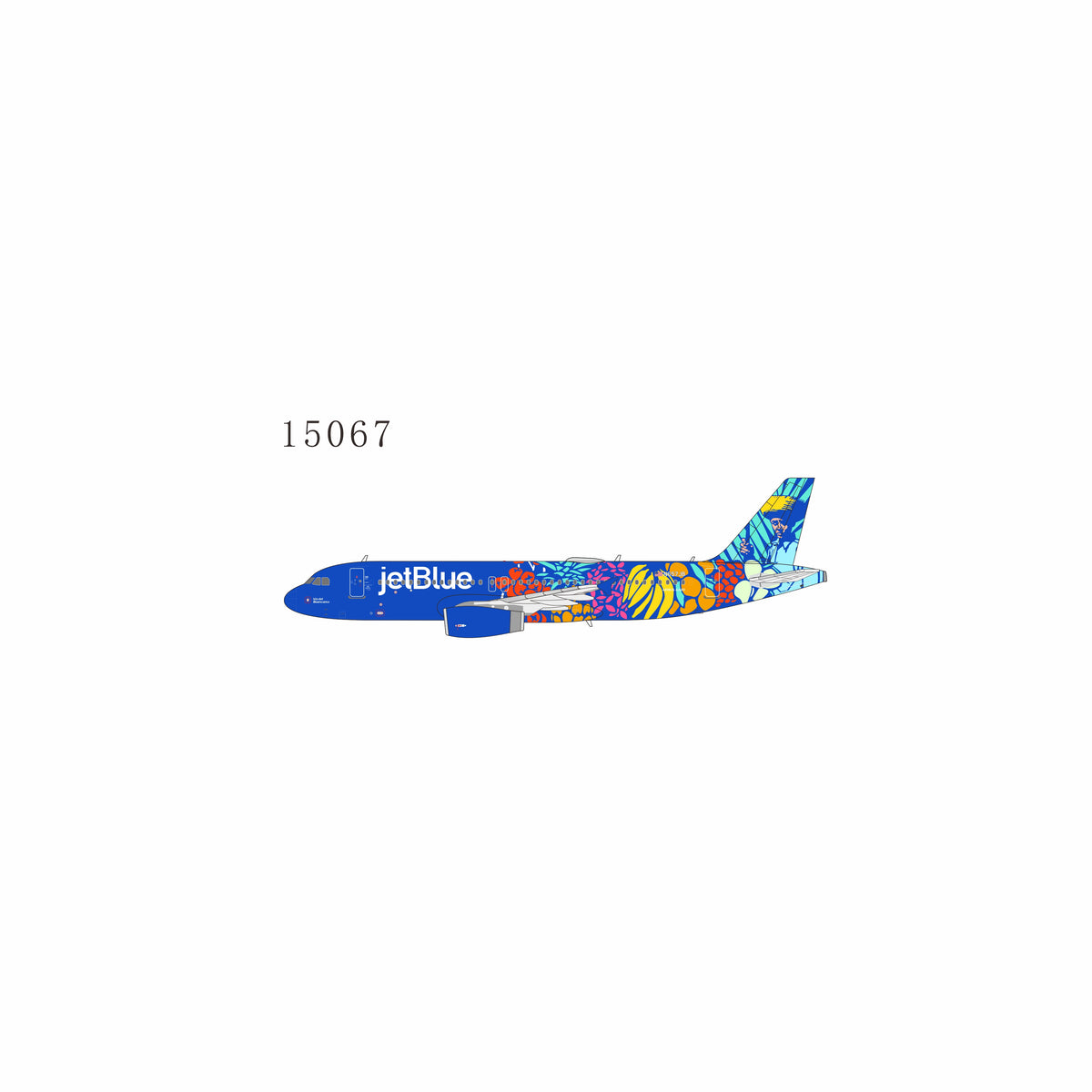 NG Models 1:400 scale PRO JetBlue Airways A320-200 N657JB (New Puerto Rico livery Isla del Bluencanto) diecast model airplane