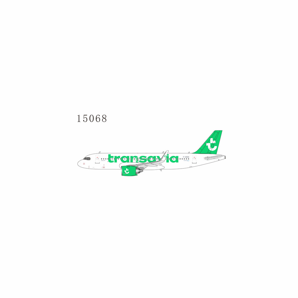 NG Models 1:400 scale PRO Transavia France A320neo F-HXSV diecast model airplane