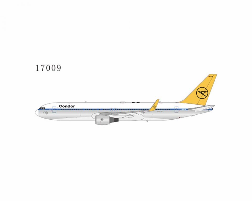 NG Models 17009 1:400 Condor 767 - 300ER/w D - ABUM (Retro colors; with white nose)