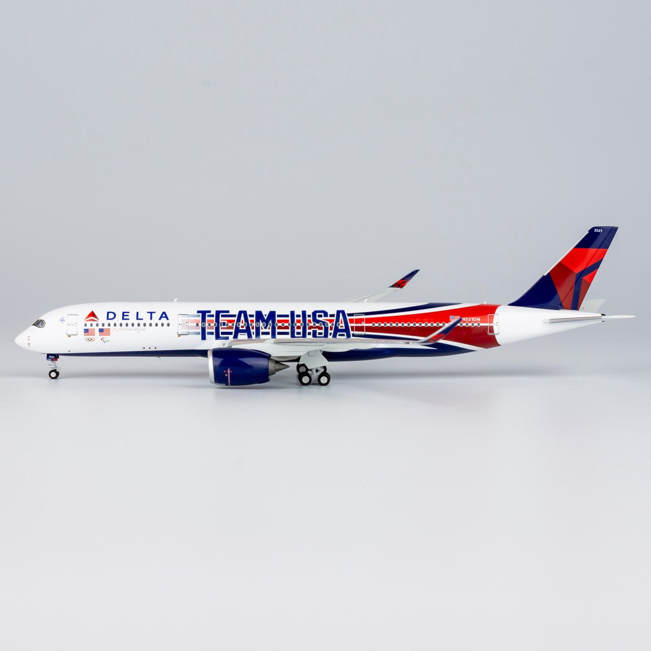 NG Models 39082 1:400 Delta Air Lines A350 - 900 N521DN (TEAM USA 2)