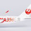 NG Models 39095 1:400 Japan Airlines (JAL) A350 - 900 JA01XJ (red "AIRBUS A350" titles)