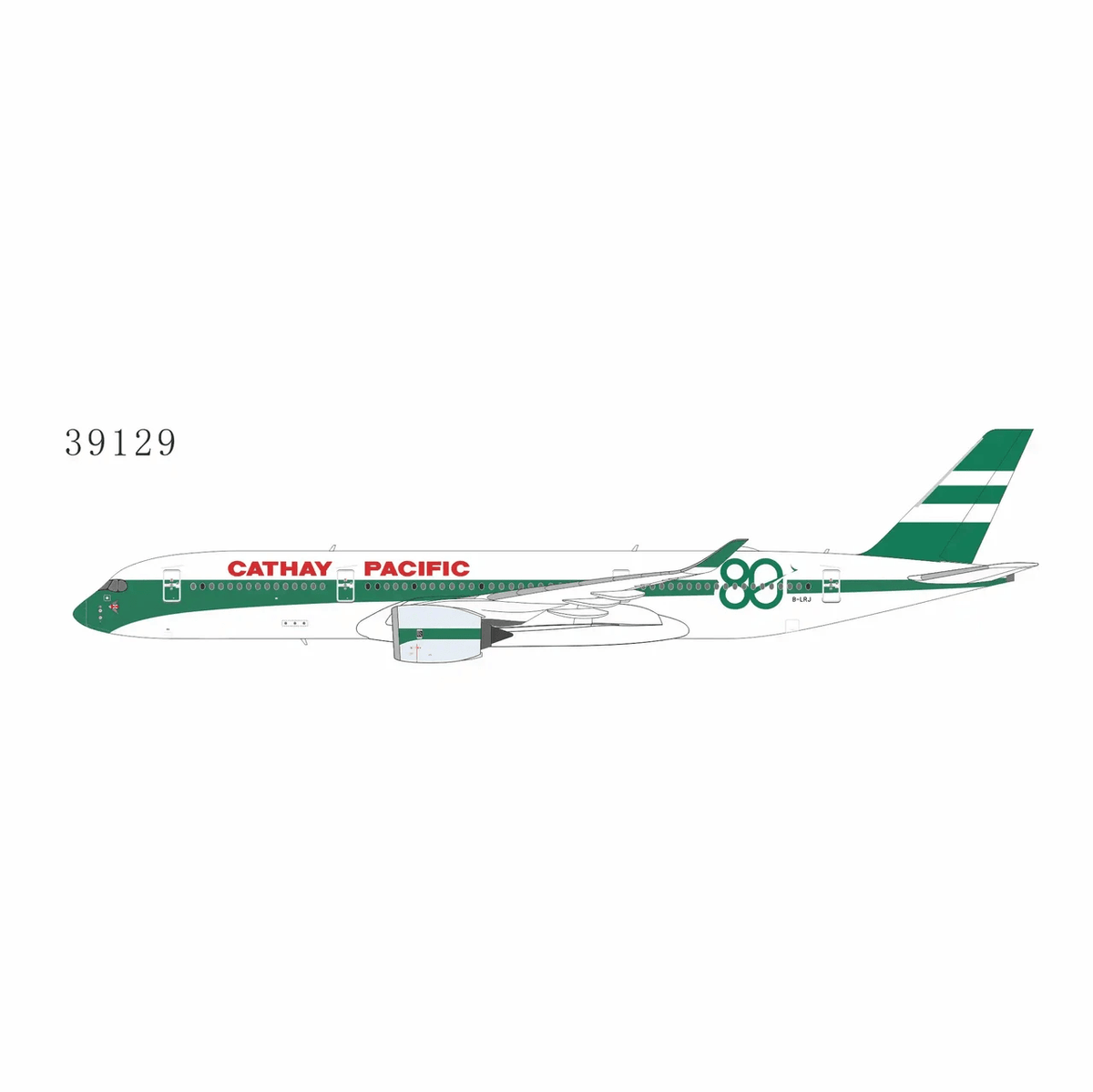 NG Models 39129 1:400 Cathay A350-900 B-LRJ 80th Anniversary